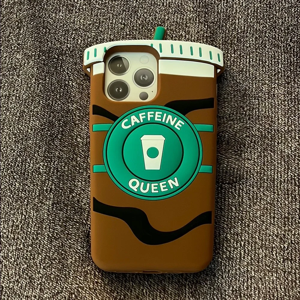Love of coffee get this new iPhone 12, 13,14 Pro case. New in package never used